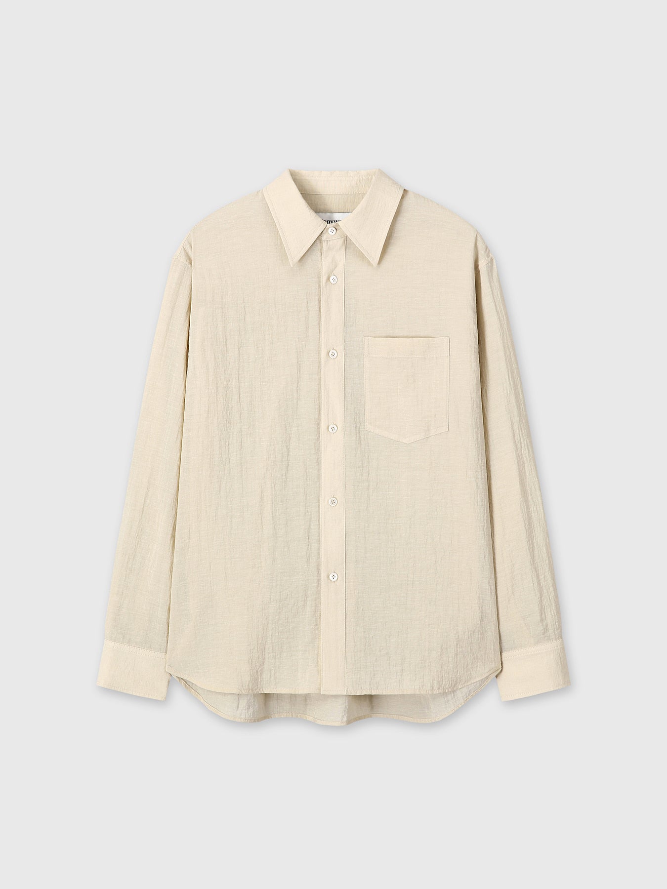 Tonywack - Linen Relaxed Fit Shirt (Beige) product image 9 | TRAB K-Fashion Australia