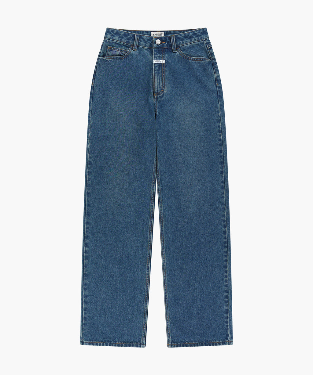 Marithe & Francois Girbaud - [Pre-order – Ships 19 Oct] Straight Denim Pants (Blue) product image 6 | TRAB K-Fashion Australia