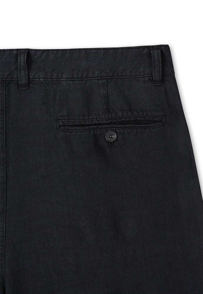 Art if acts - Washed Linen Two Tuck Shorts (Black) product image 11 | TRAB K-Fashion Australia