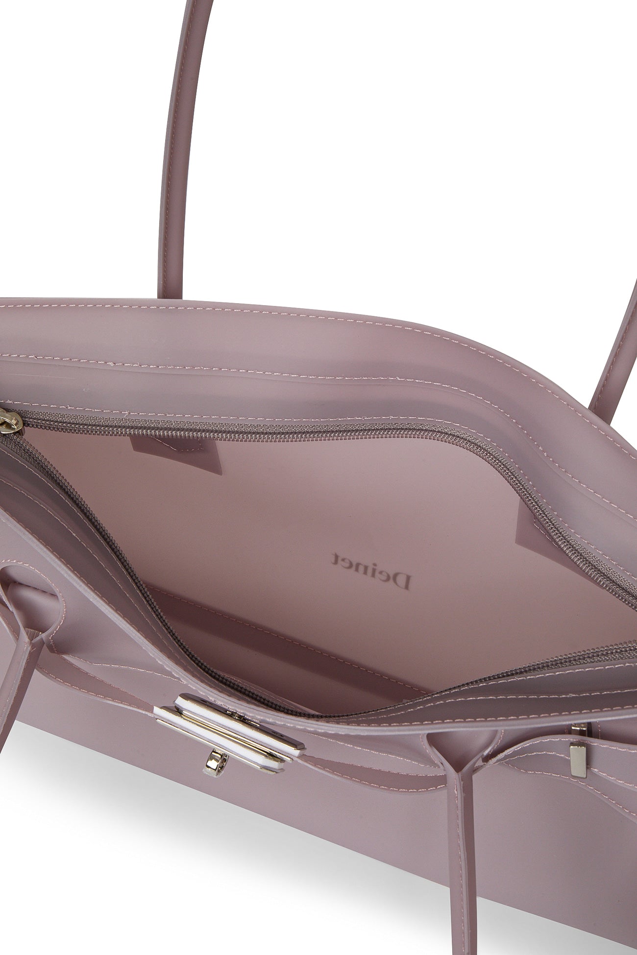 Deinet - [free Card Wallet] Jelly Two-Way Bag (Grey) product image 10 | TRAB K-Fashion Australia