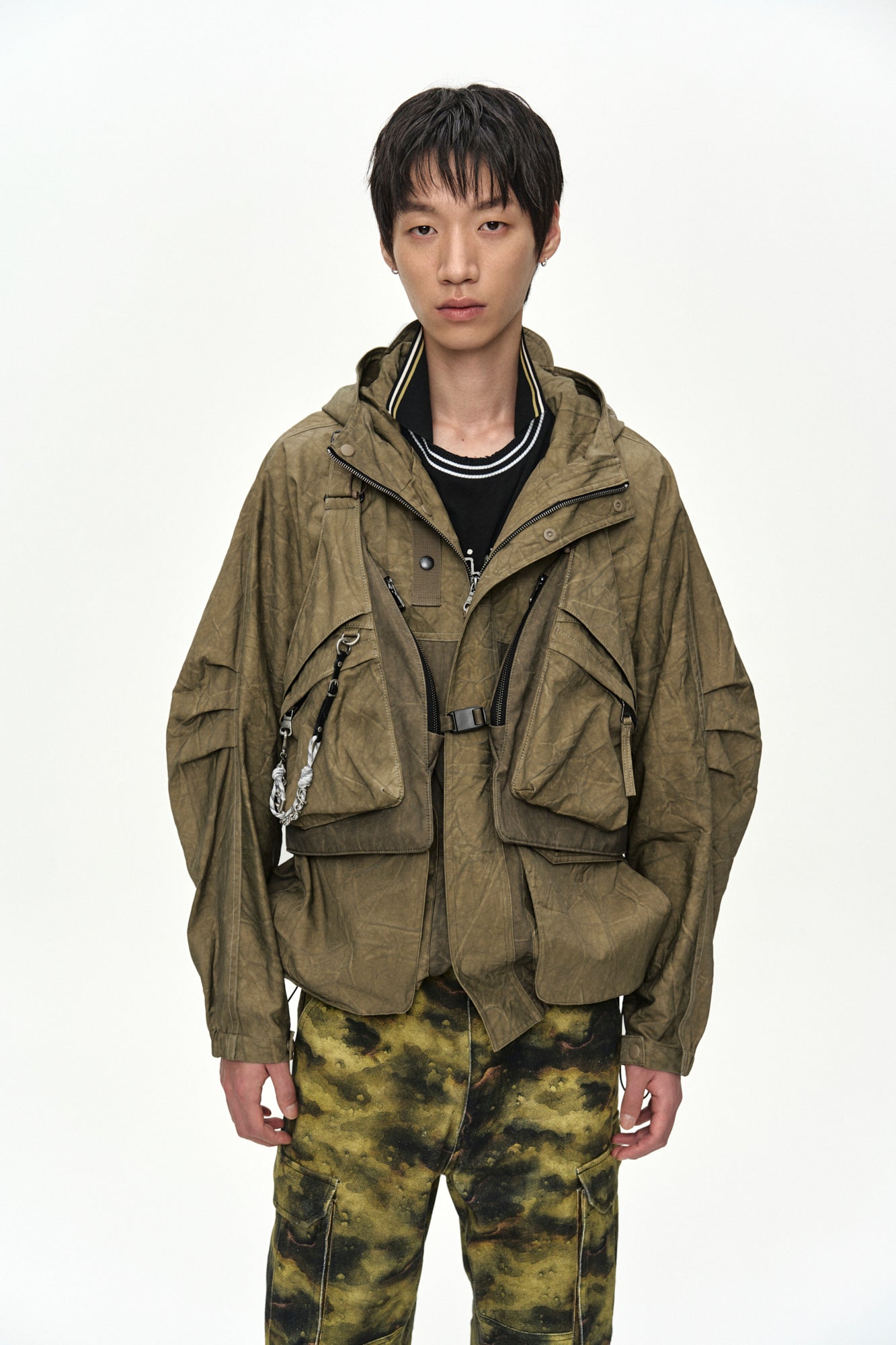 Andersson Bell - Tie-Dyed Vest Backpack (Moss Khaki) product image 8 | TRAB K-Fashion Australia
