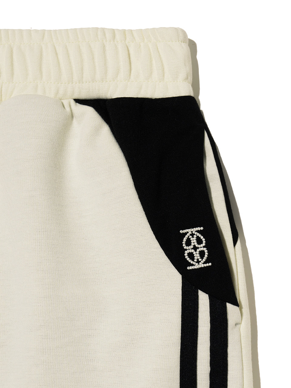 Kijun - Football Jersey Long Skirt (Ivory Black) product image 9 | TRAB K-Fashion Australia