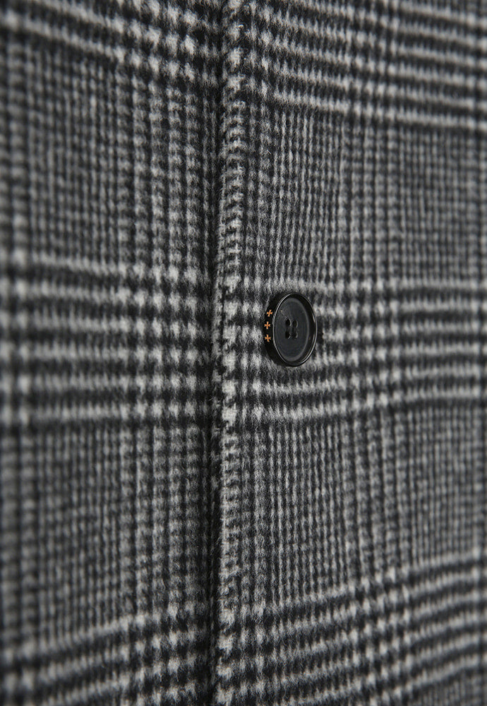Tonywack - Mac Overcoat (Black / White Glen Check) product image 10 | TRAB K-Fashion Australia