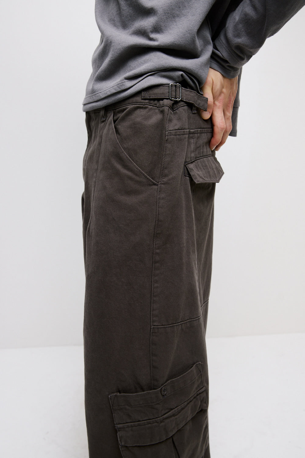 Hatchingroom - Cargo Chino Pants Mud (Brown) product image 18 | TRAB K-Fashion Australia