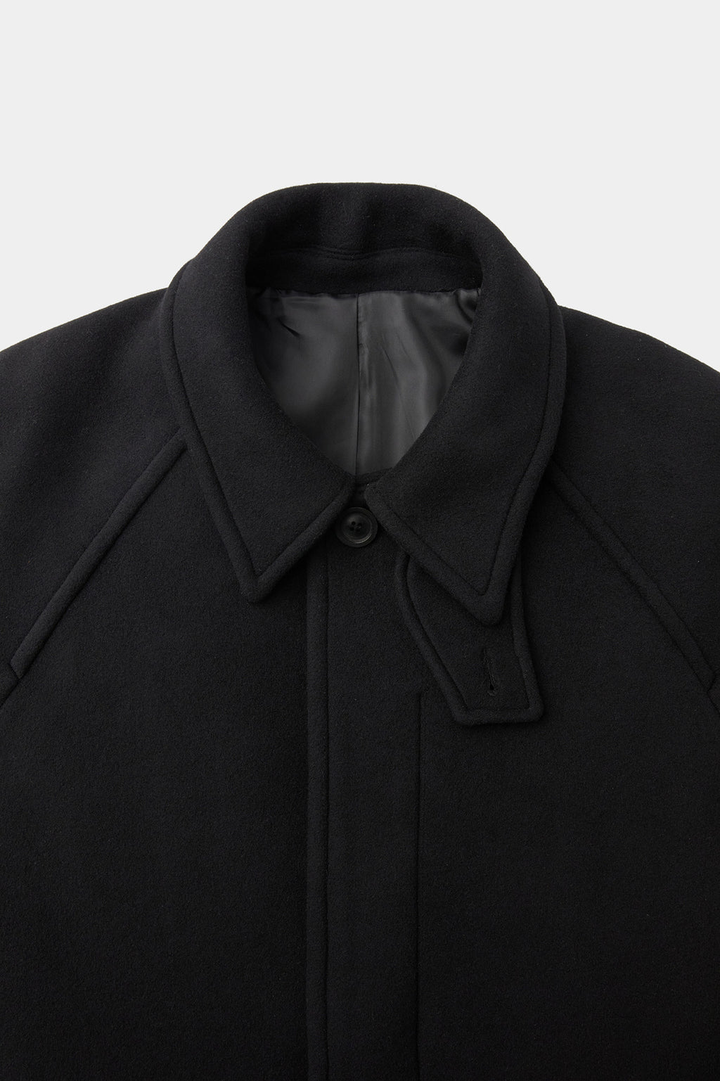 Coor - Belandi Cashmere Blend Balmacaan Coat (Black) product image 6 | TRAB K-Fashion Australia