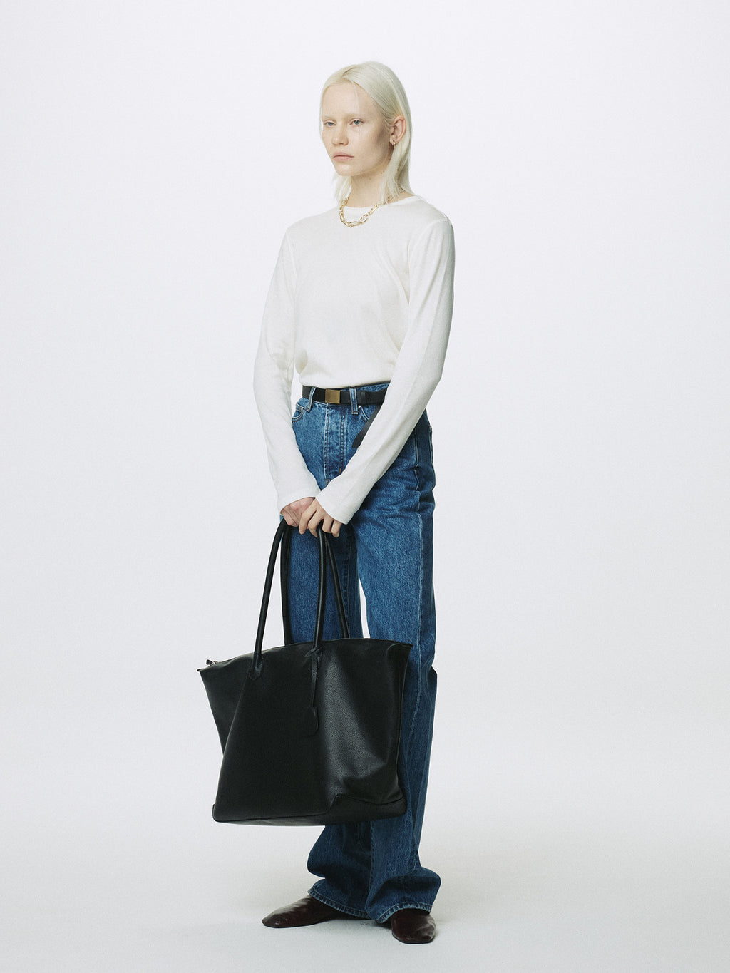 Tonywack - Cotton Cashmere Essential Top (Ivory) product image 3 | TRAB K-Fashion Australia