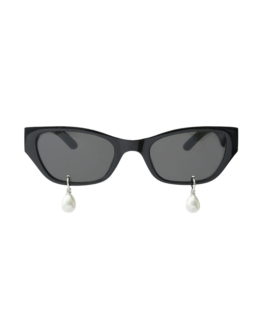 Kimhe Kim - Pearl Tears Cat-Eye Sunglasses (Black) product image 2 | TRAB K-Fashion Australia