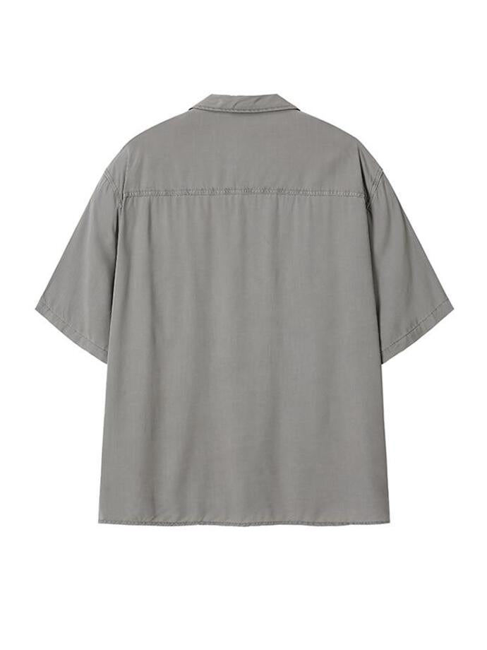 Art if acts - Tencel Two Pocket Half Shirt (Cliff) product image 8 | TRAB K-Fashion Australia