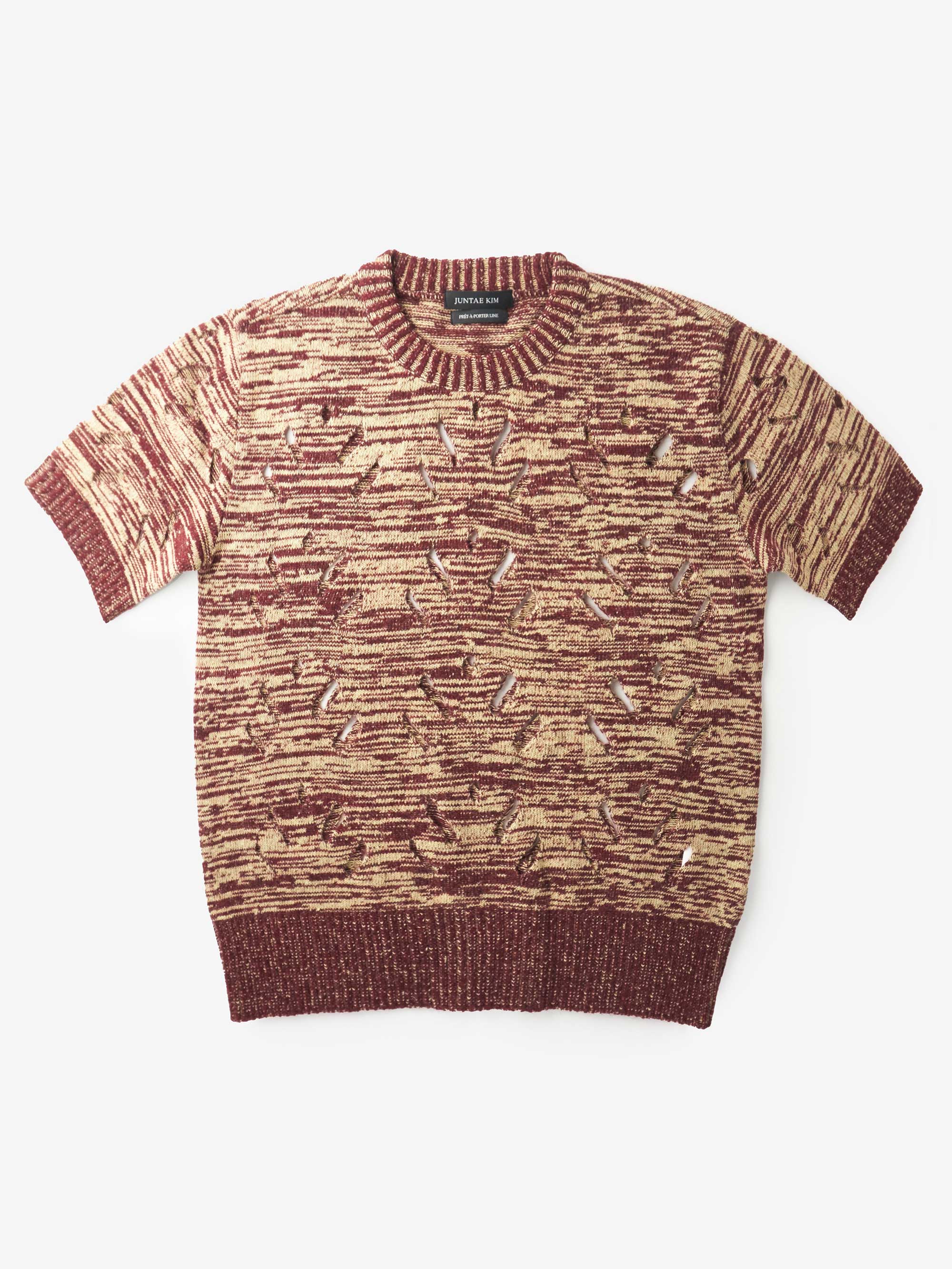 Juntae Kim - Slashed Knit Sweater product image 1 | TRAB K-Fashion Australia
