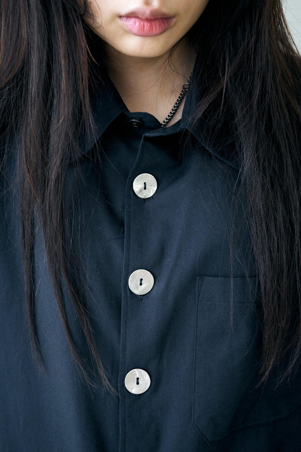 Hatchingroom - Arrow Shirt Big Button Dark (Navy) product image 7 | TRAB K-Fashion Australia