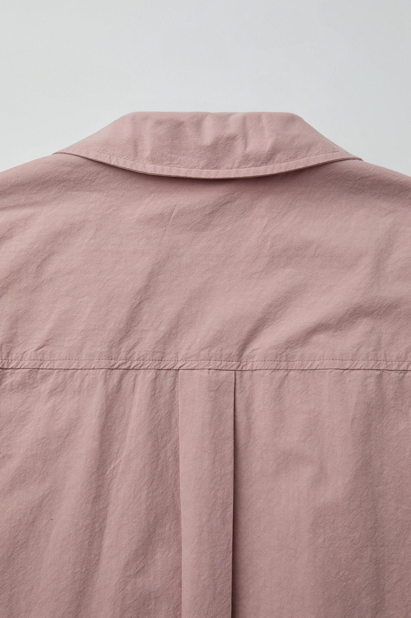 Coor - One-Pocket Garment Washed Half Shirt (Indi Pink) product image 6 | TRAB K-Fashion Australia