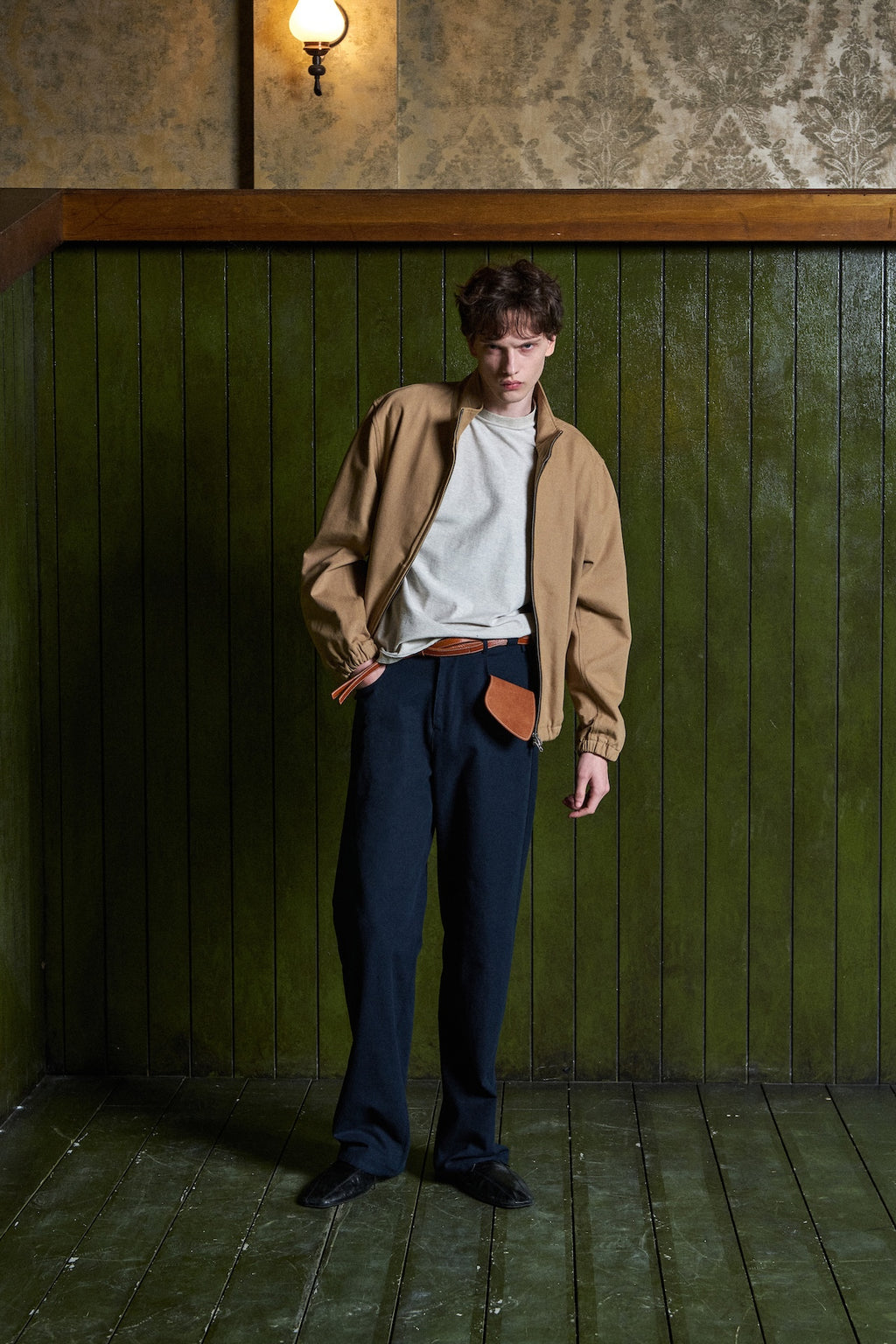 STU - Shift High-neck Jacket (Beige) product image 6 | TRAB K-Fashion Australia