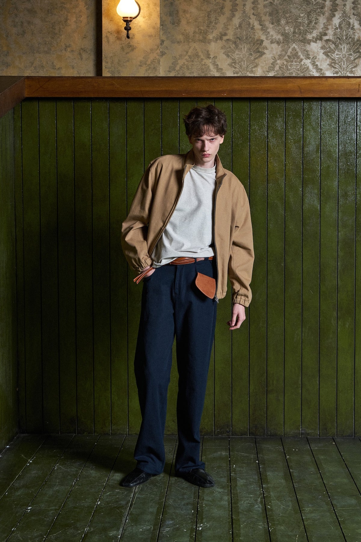 STU - Shift High-neck Jacket (Beige) product image 6 | TRAB K-Fashion Australia