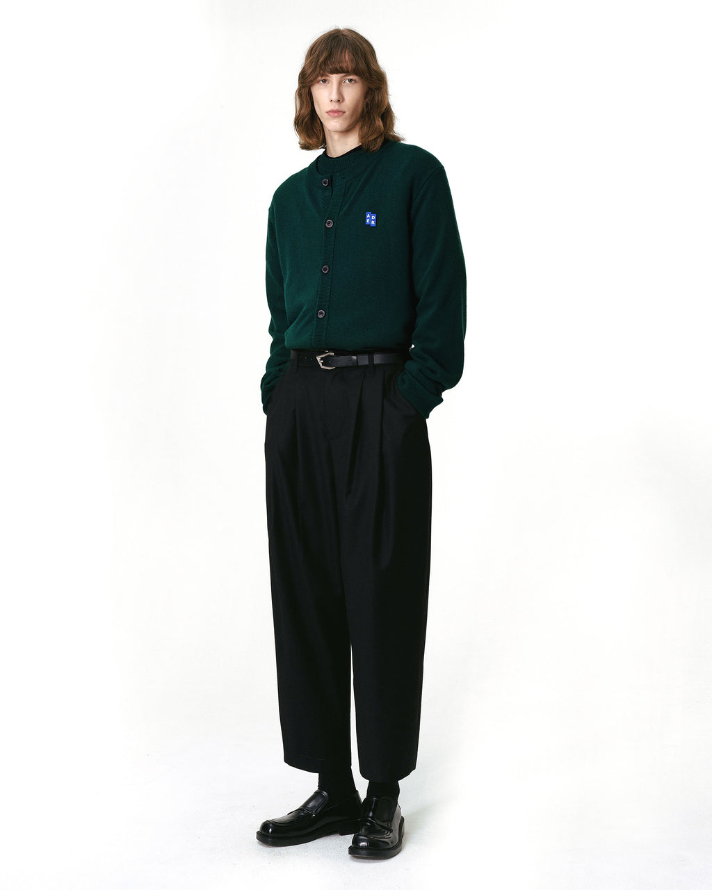Ader Error - Sig; BL Tag cardigan 02 (Green) product image 7 | TRAB K-Fashion Australia