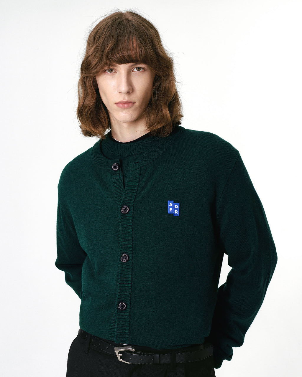 Ader Error - Sig; BL Tag cardigan 02 (Green) product image 8 | TRAB K-Fashion Australia