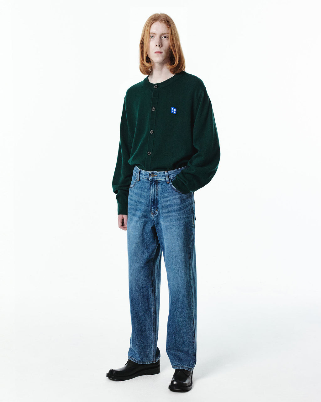 Ader Error - Sig; BL Tag cardigan 02 (Green) product image 9 | TRAB K-Fashion Australia