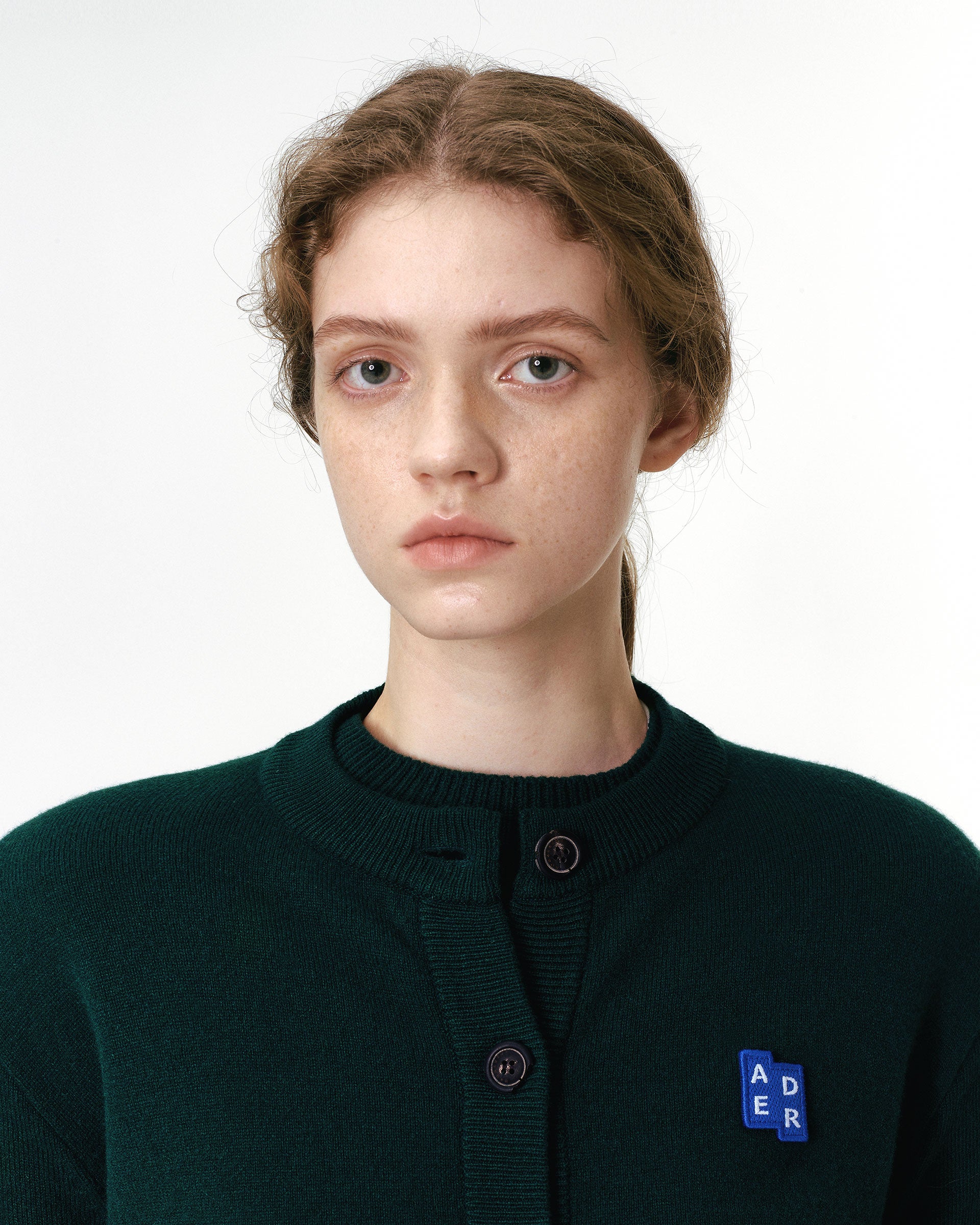 Ader Error - Sig; BL Tag cardigan 02 (Green) product image 2 | TRAB K-Fashion Australia