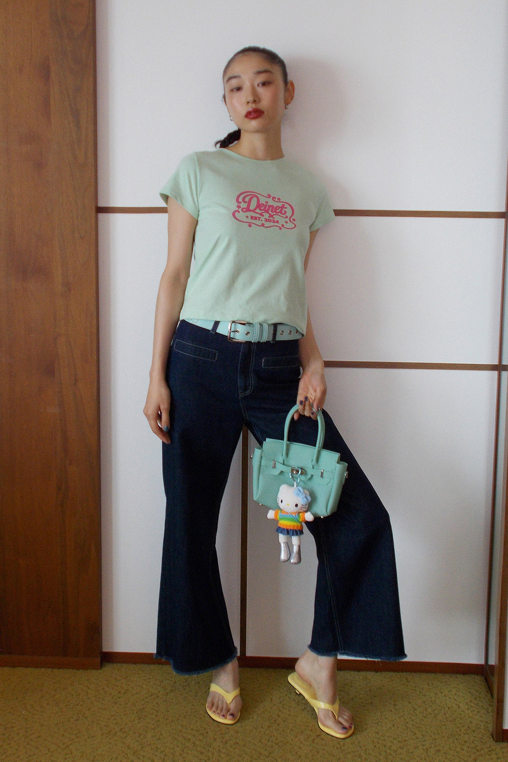 Deinet - Wide Denim Pants (Blue) product image 6 | TRAB K-Fashion Australia