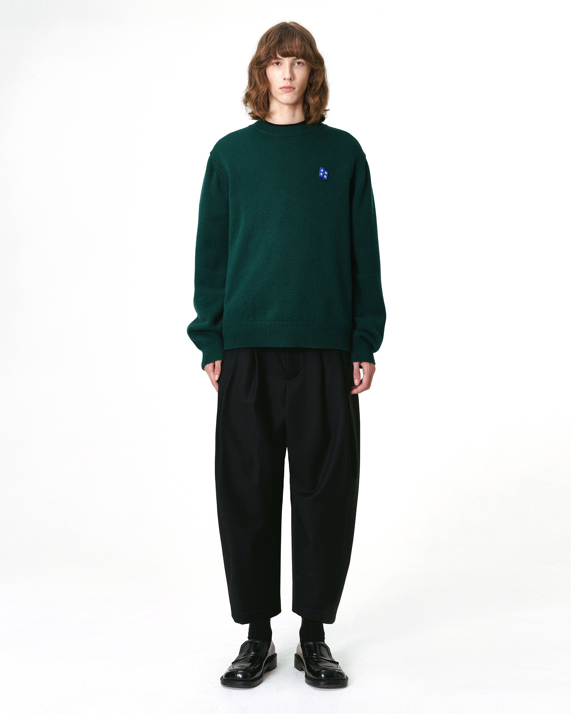 Ader Error - Sig; BL Tag knit 01 (Green) product image 3 | TRAB K-Fashion Australia