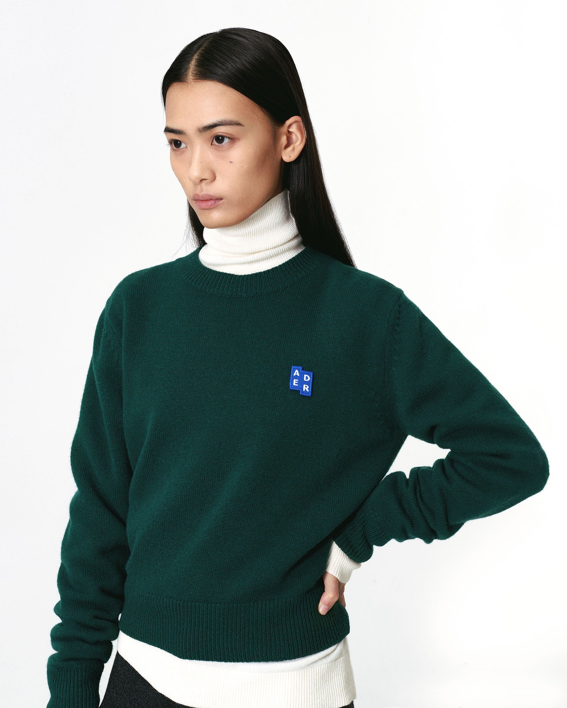 Ader Error - Sig; BL Tag knit 01 (Green) product image 3 | TRAB K-Fashion Australia