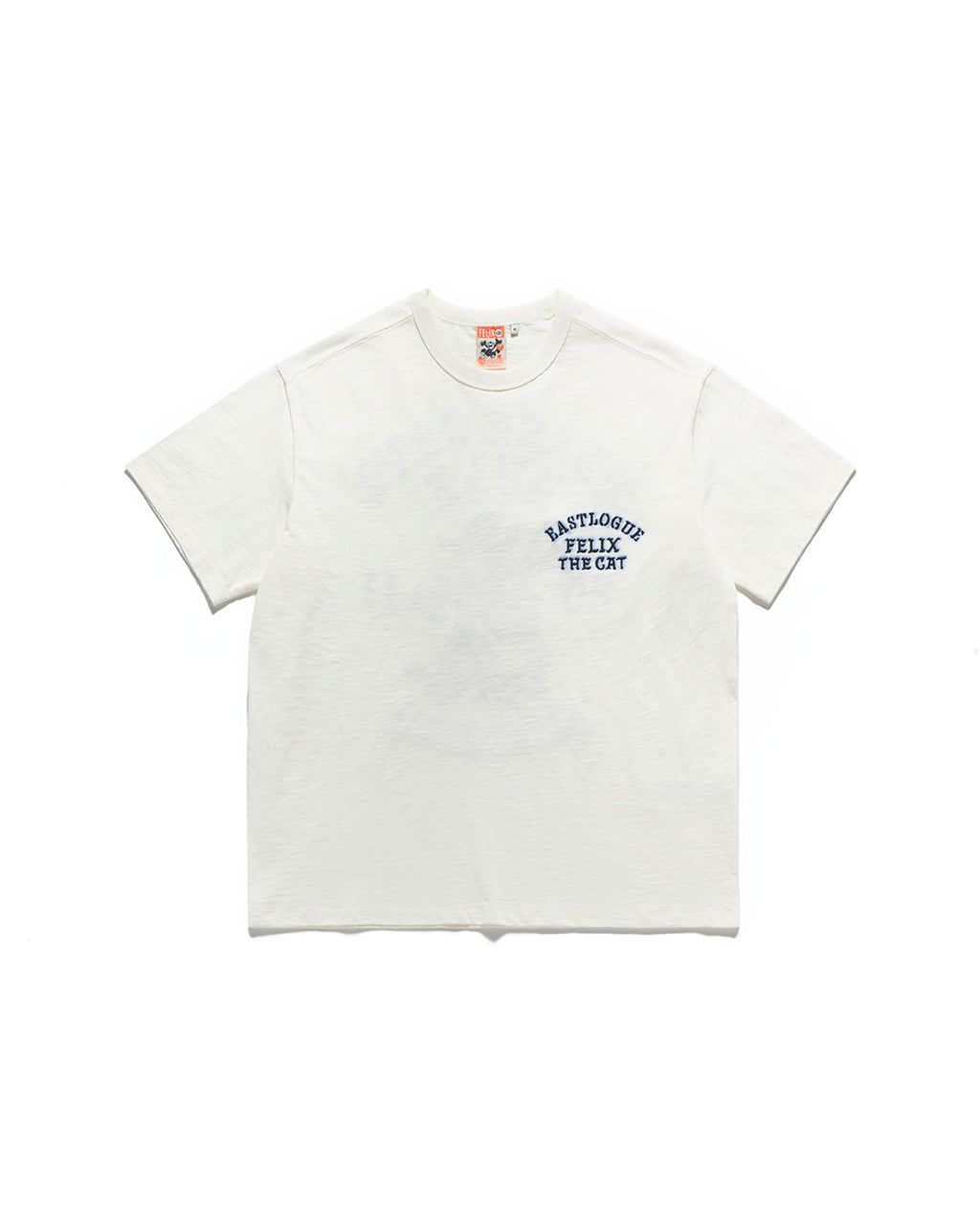 Eastlogue - Felix Shot-put Embroidered T-shirts (Off White) product image 2 | TRAB K-Fashion Australia