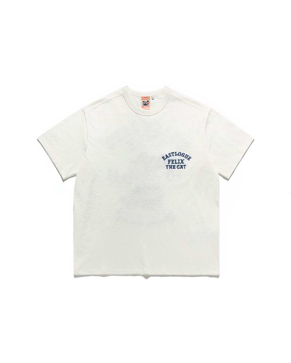 Eastlogue - Felix Shot-put Embroidered T-shirts (Off White) product image 2 | TRAB K-Fashion Australia