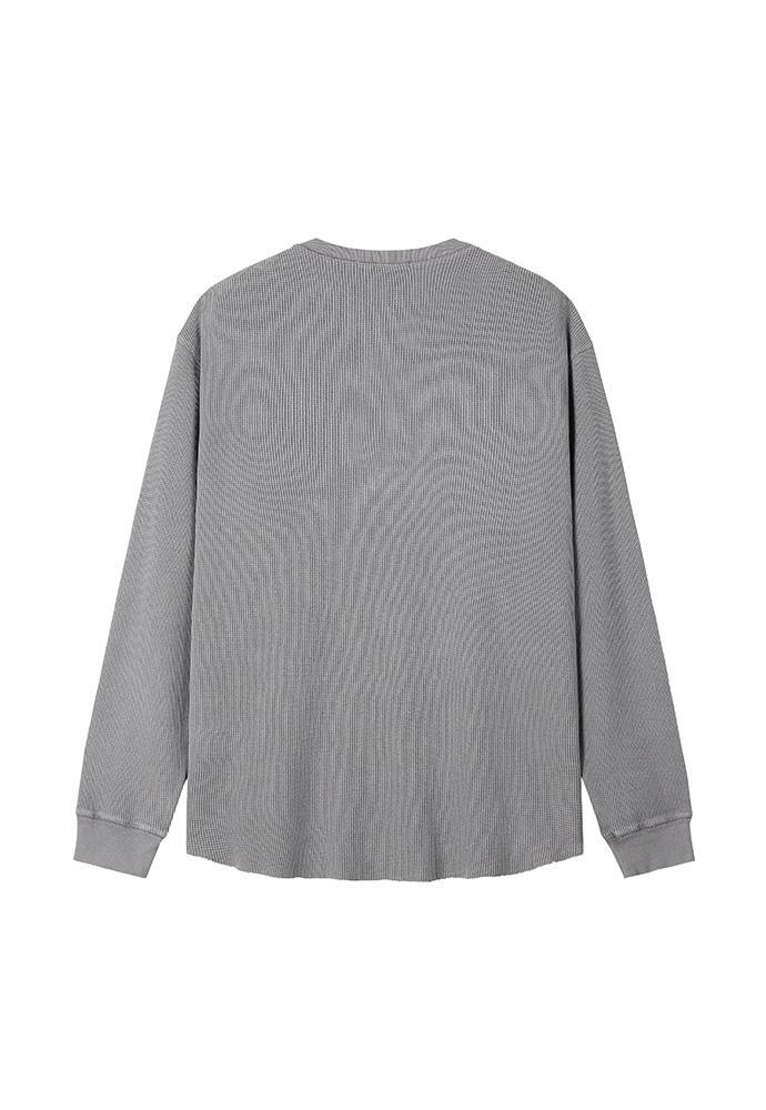 Art if acts - Garment Dyed Waffle Henley (Cliff) product image 6 | TRAB K-Fashion Australia