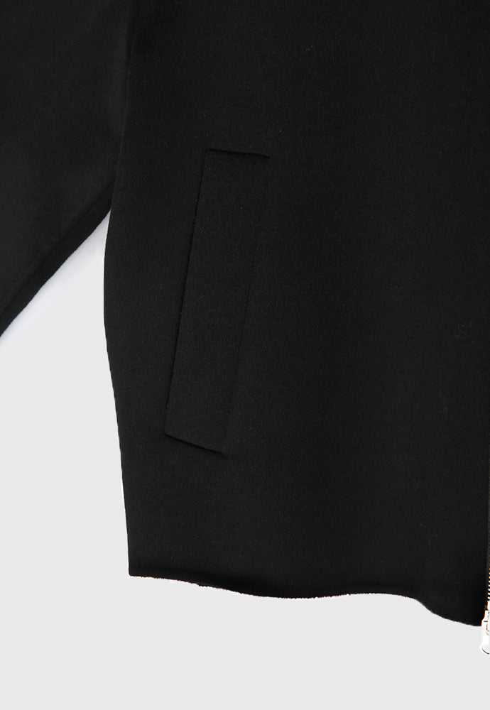 Tonywack - Handmade Cashmere Zipped Blouson Jacket (Black) product image 12 | TRAB K-Fashion Australia