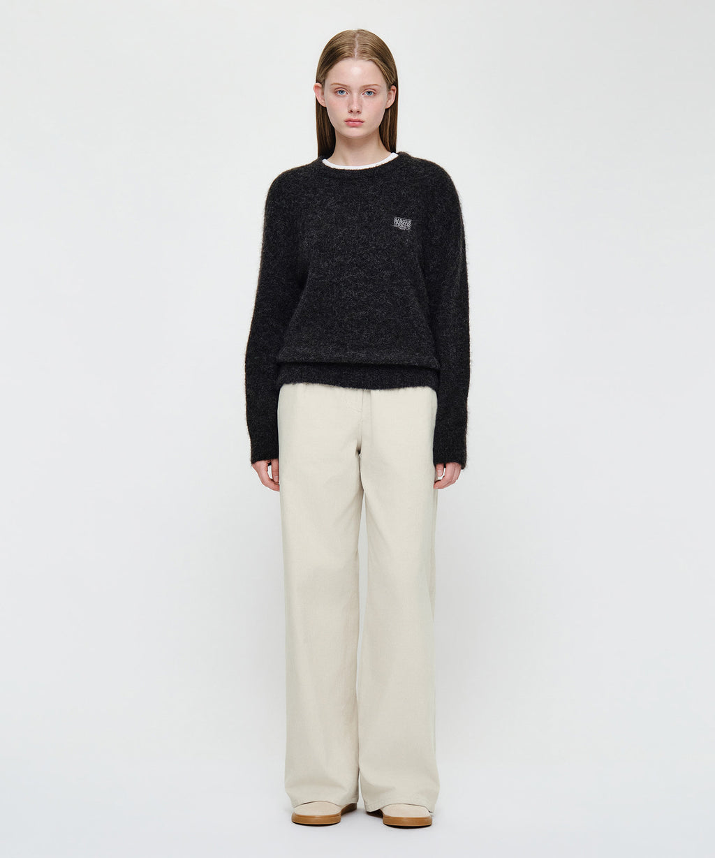 Marithe & Francois Girbaud - Corduroy Easy Pants (Cream) product image 1 | TRAB K-Fashion Australia