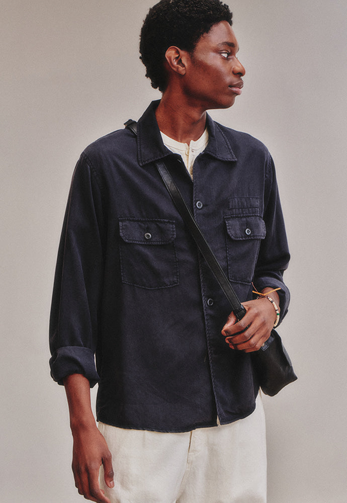 Art if acts - Tencel US Army Shirt (Vintage Navy) product image 3 | TRAB K-Fashion Australia