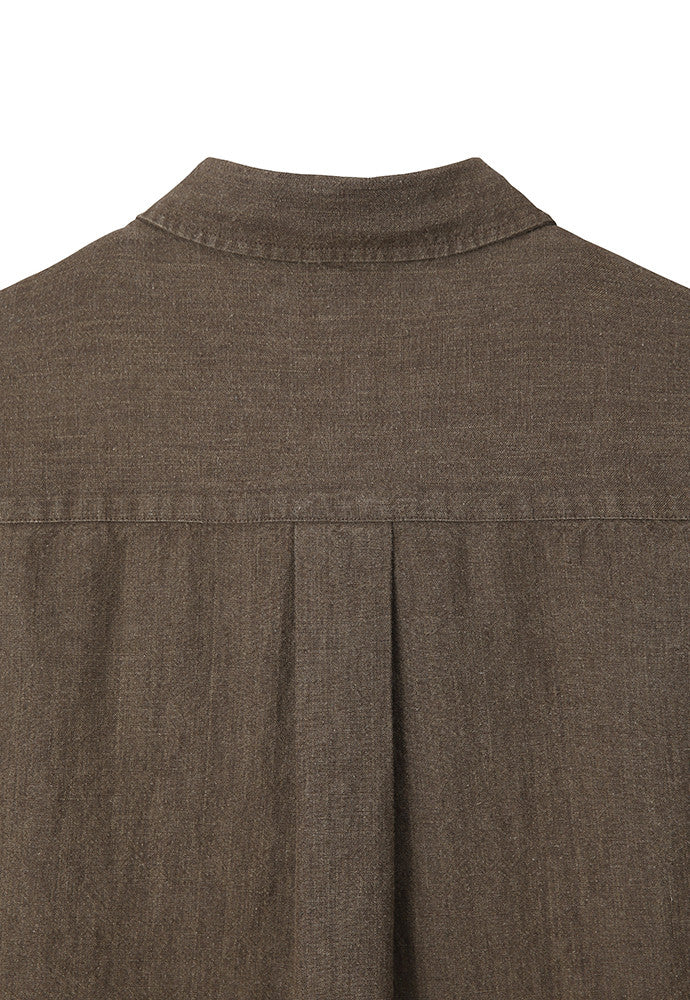 Art if acts - Washed Linen Shirt (Wood) product image 8 | TRAB K-Fashion Australia