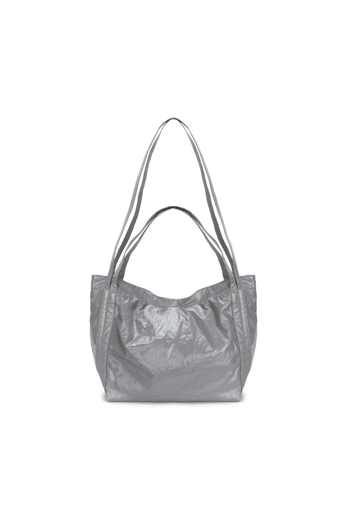 Matin Kim - Glossy Two Way Big Bag (Grey) product image 2 | TRAB K-Fashion Australia