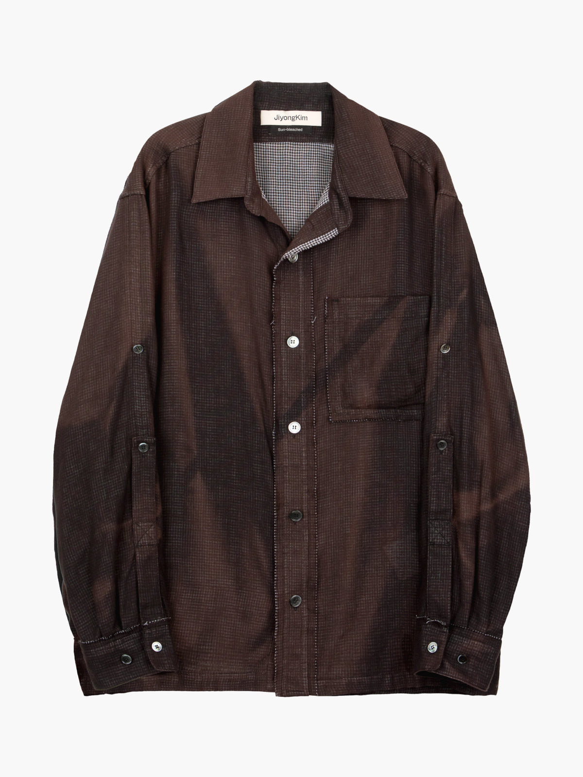 Jiyong Kim - Sun-Bleached Strap Detailed Shirt (Black) product image 11 | TRAB K-Fashion Australia