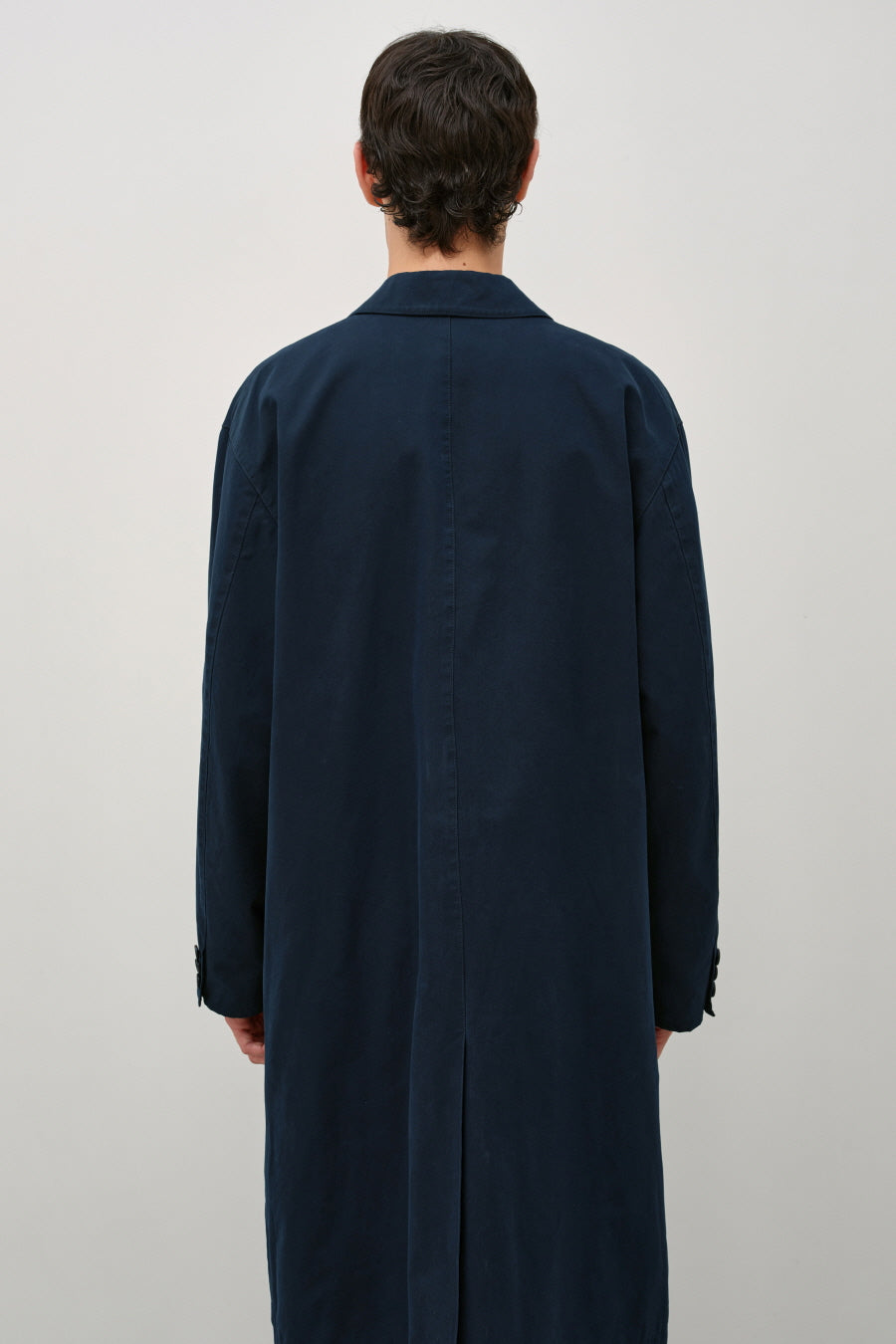 Insilence - Single Trench Coat (Navy) product image 4 | TRAB K-Fashion Australia