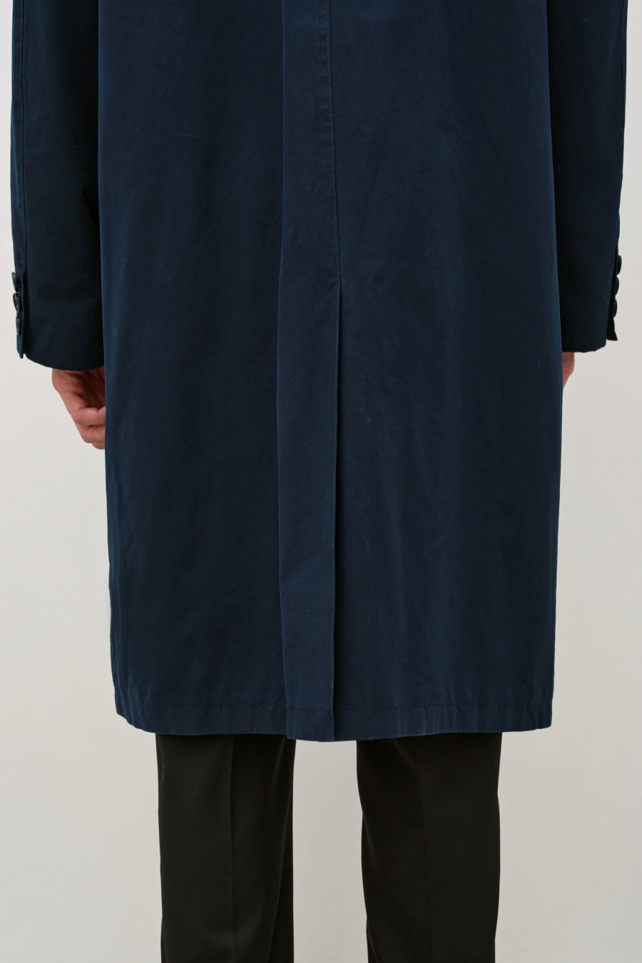 Insilence - Single Trench Coat (Navy) product image 5 | TRAB K-Fashion Australia