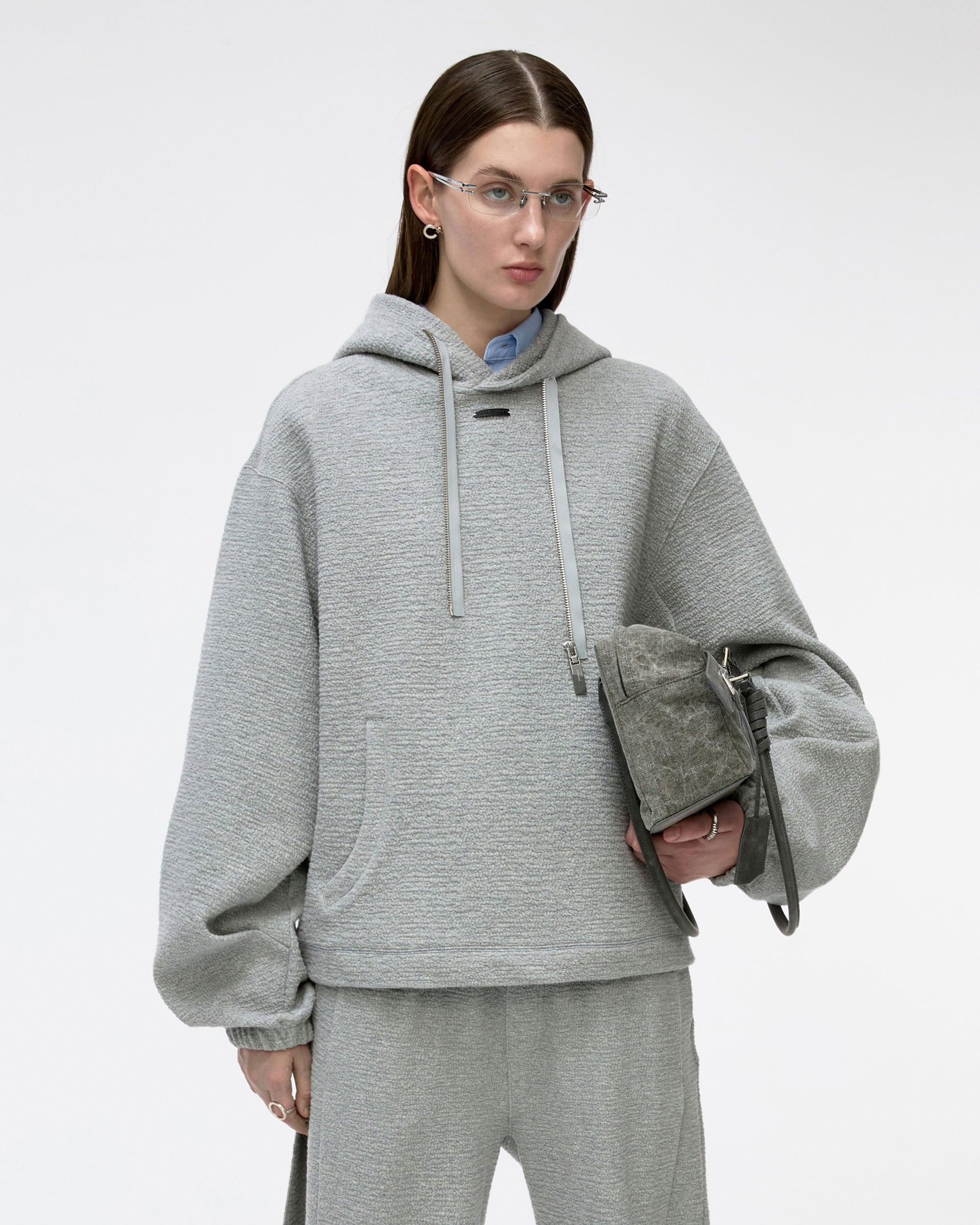 Ader Error - Realce Hoodie Product. 29 (Grey) product image 7 | TRAB K-Fashion Australia