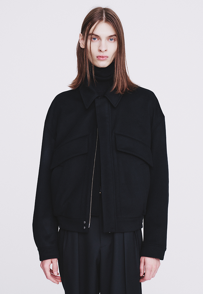 Tonywack - Wool And Cashmere Multi-Pocket Blouson (Black) product image 6 | TRAB K-Fashion Australia