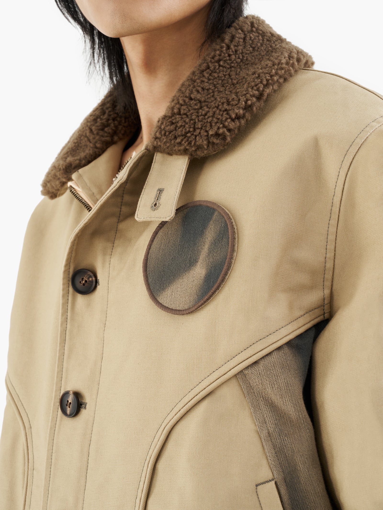Jiyong Kim - Sun-Bleached Deck Jacket (Brown) product image 9 | TRAB K-Fashion Australia