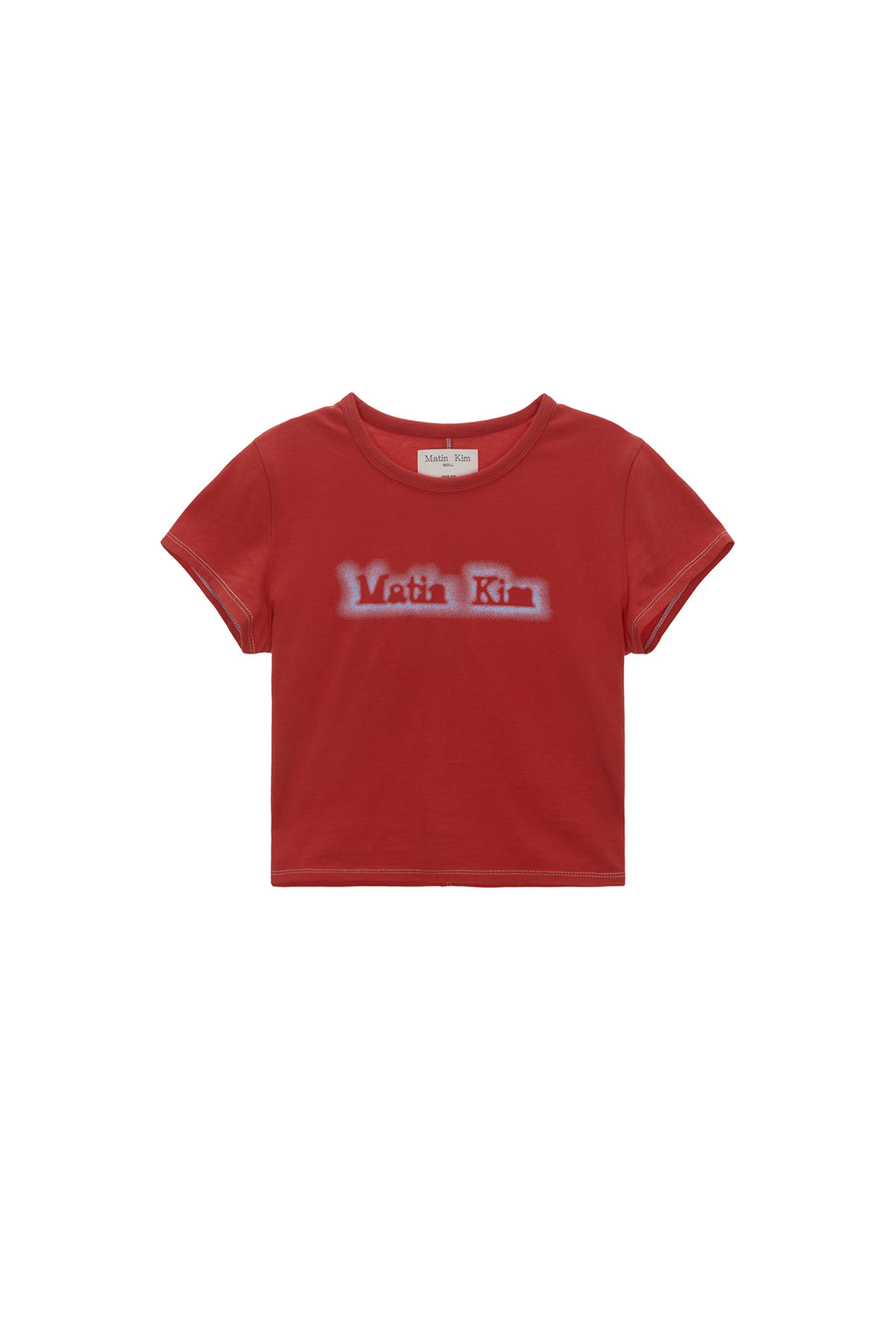 Matin Kim - Matin Shade Logo Crop Top (Red) product image 1 | TRAB K-Fashion Australia
