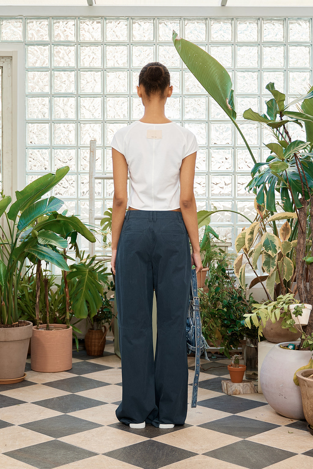 Matin Kim - Rabbit Printing Raglan Slim Top (White) product image 8 | TRAB K-Fashion Australia