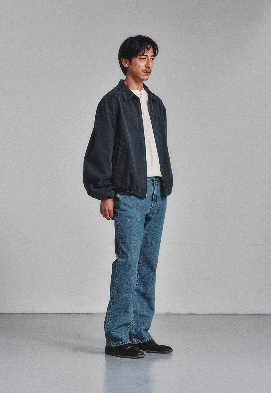 Art if acts - Washed Swing Jacket (Vintage Navy) product image 3 | TRAB K-Fashion Australia
