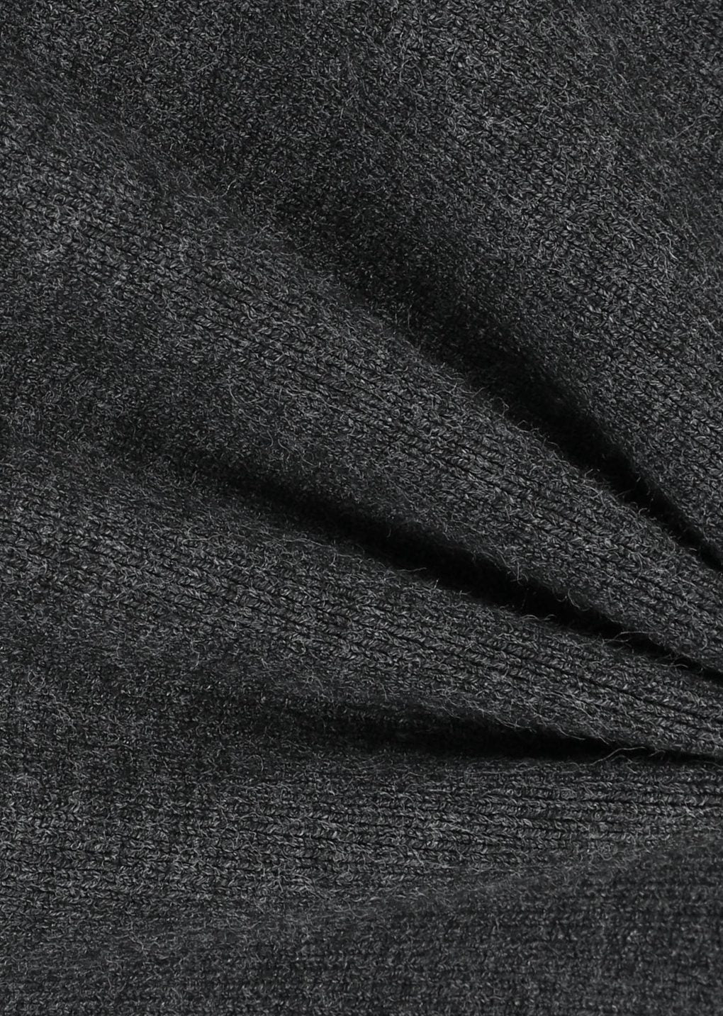 Amomento - Rounded half knit top (Charcoal) product image 13 | TRAB K-Fashion Australia
