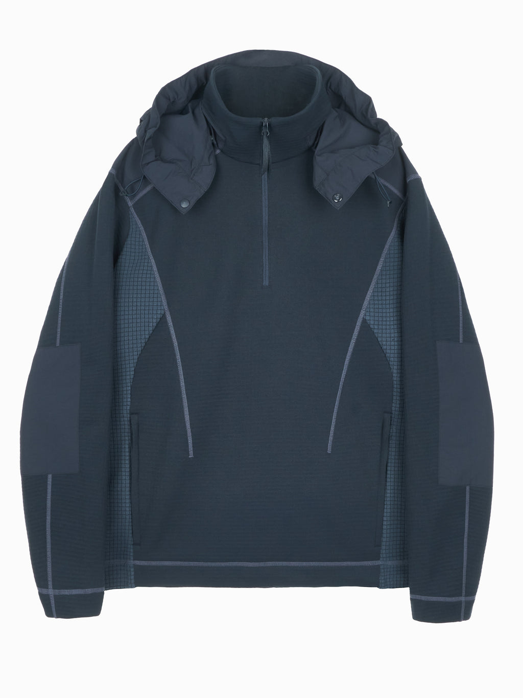 Jiyong Kim - Hooded Half Zip-Up (Navy) product image 12 | TRAB K-Fashion Australia