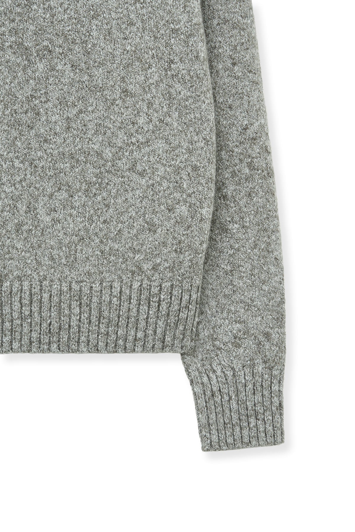 Matin Kim - Matin Mixed Yarn Knit Pullover (Grey) product image 5 | TRAB K-Fashion Australia