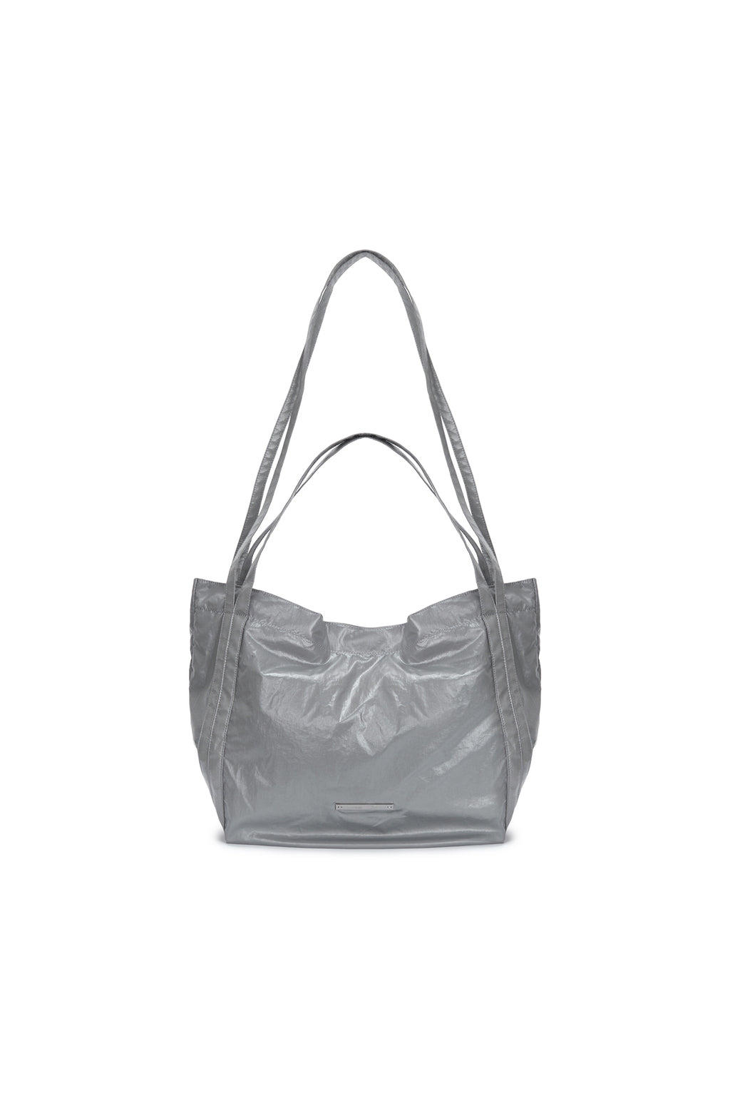 Matin Kim - Glossy Two Way Big Bag (Grey) product image 5 | TRAB K-Fashion Australia