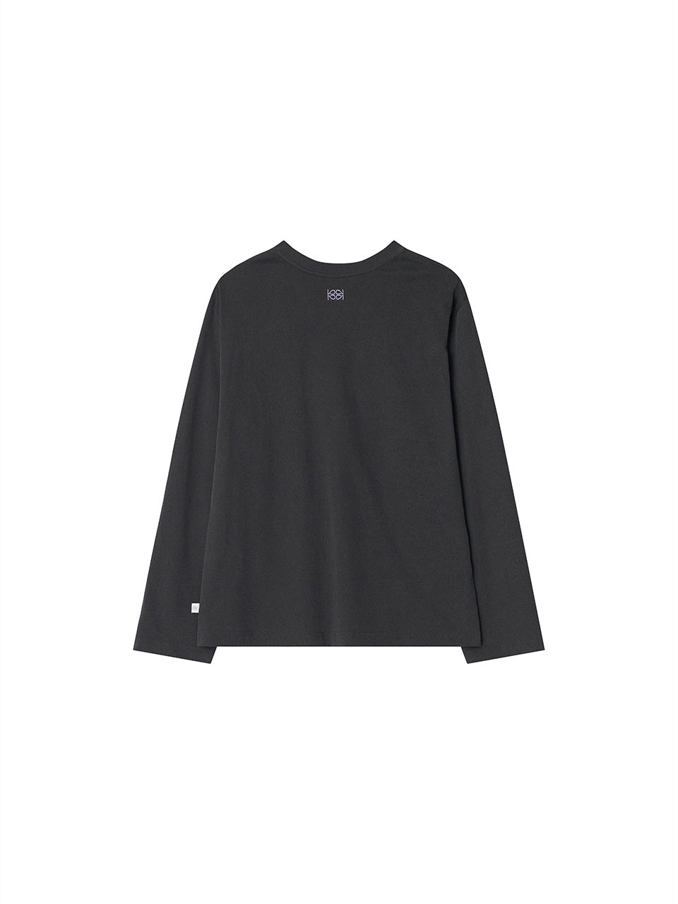 Kijun - Kuromi Heartbreak Long Sleeve Tee (Charcoal) product image 8 | TRAB K-Fashion Australia
