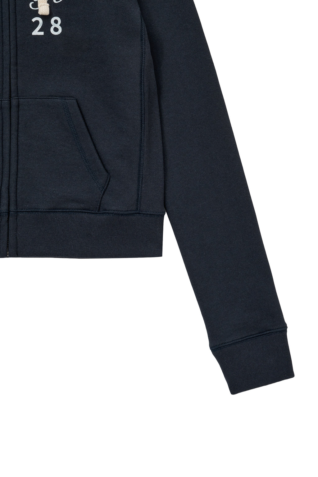 Deinet - Content Slim Hood Zip - Up (Navy) product image 5 | TRAB K-Fashion Australia