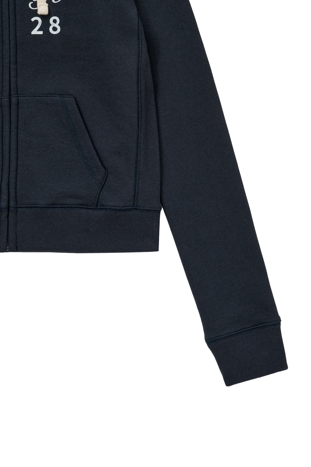 Deinet - Content Slim Hood Zip - Up (Navy) product image 5 | TRAB K-Fashion Australia
