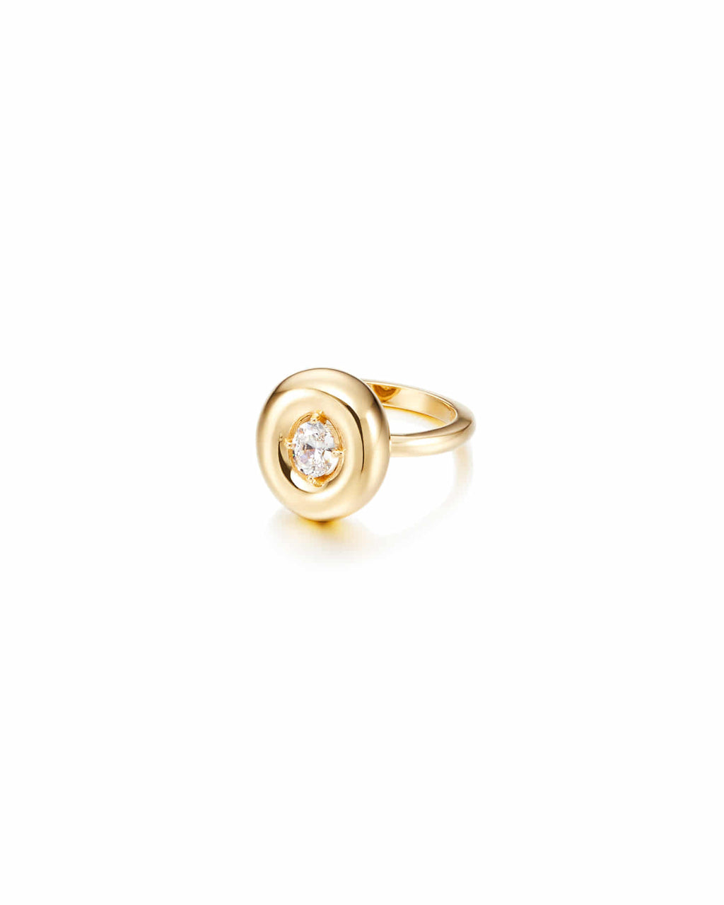 Numbering - Oval Solitaire Pinky Ring #3601 product image 8 | TRAB K-Fashion Australia