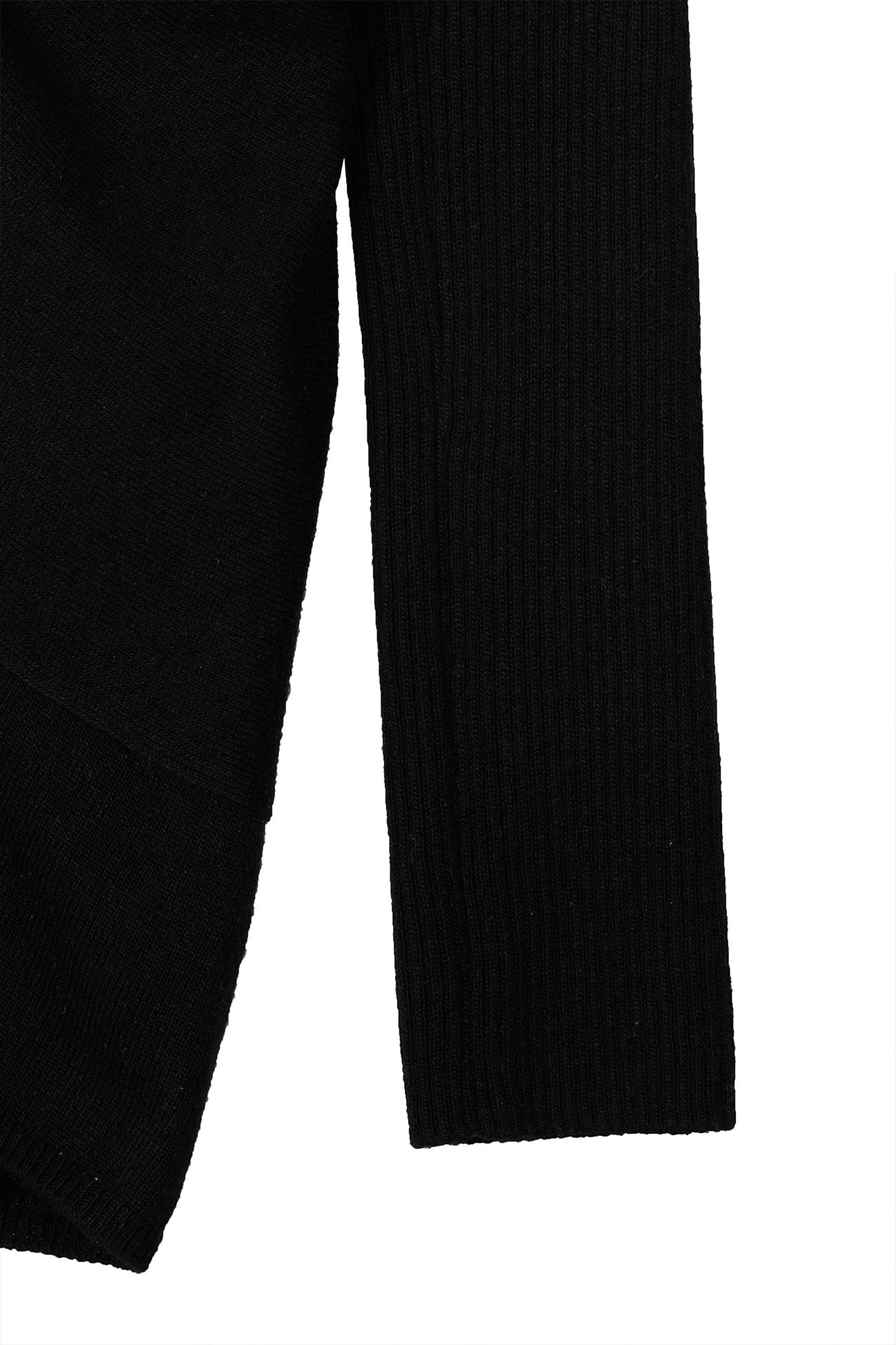 Deinet - Fluid Knit Drape Cardigan (Black) product image 12 | TRAB K-Fashion Australia